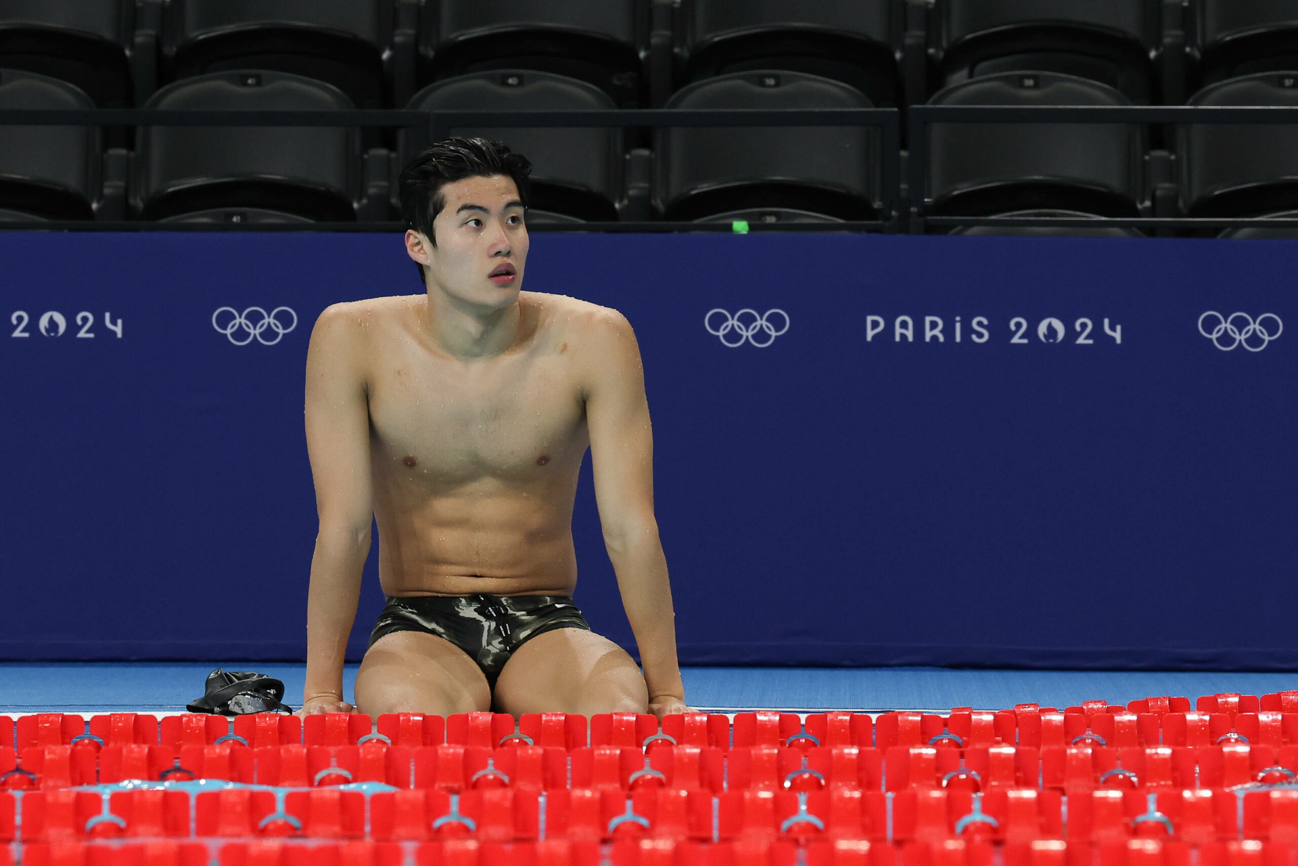 Hwang Sun-Woo beim Training für die Olympischen Spiele