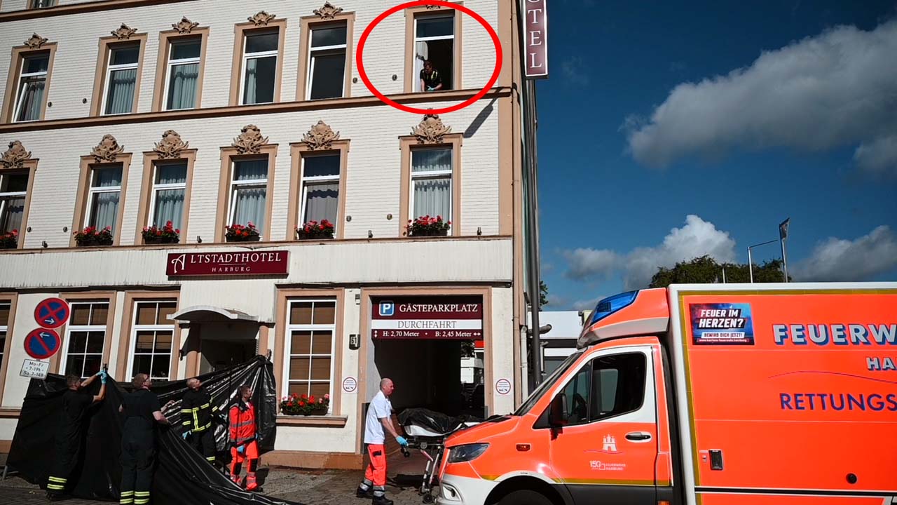 Unglück in beliebten Touristenhotel in Harburg – Frau stürzt aus dem fenster und ist sofort tot