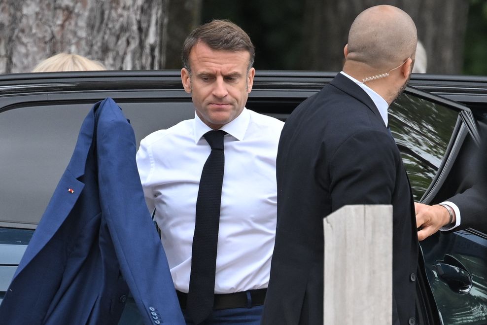 Frankreichs Präsident Macron 