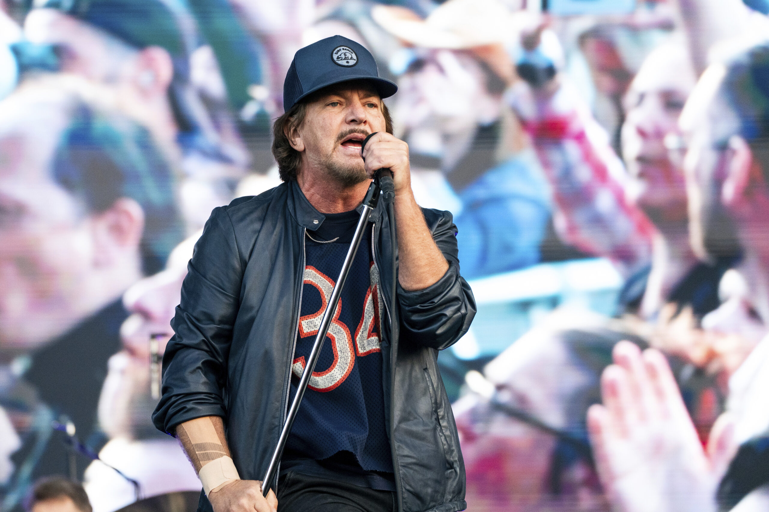 Pearl-Jam-Sänger Eddie Vedder beim Festival „BottleRock Napa Valley“ in Kalifornien Ende Mai 2024.