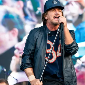 Pearl-Jam-Sänger Eddie Vedder beim Festival „BottleRock Napa Valley“ in Kalifornien Ende Mai 2024.