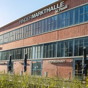 Die Rindermarkthalle auf St. Pauli.