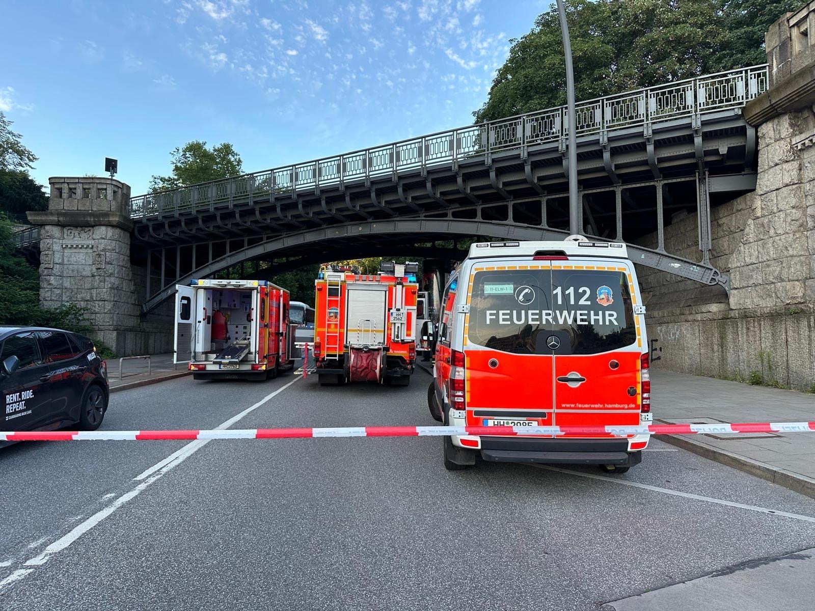 Unfallstelle an der Helgoländer Allee