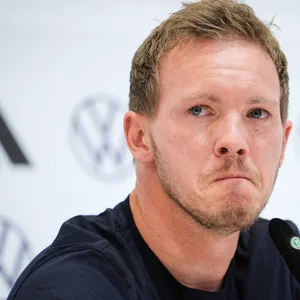 Bundestrainer Julian Nagelsmann kommen die TRänen