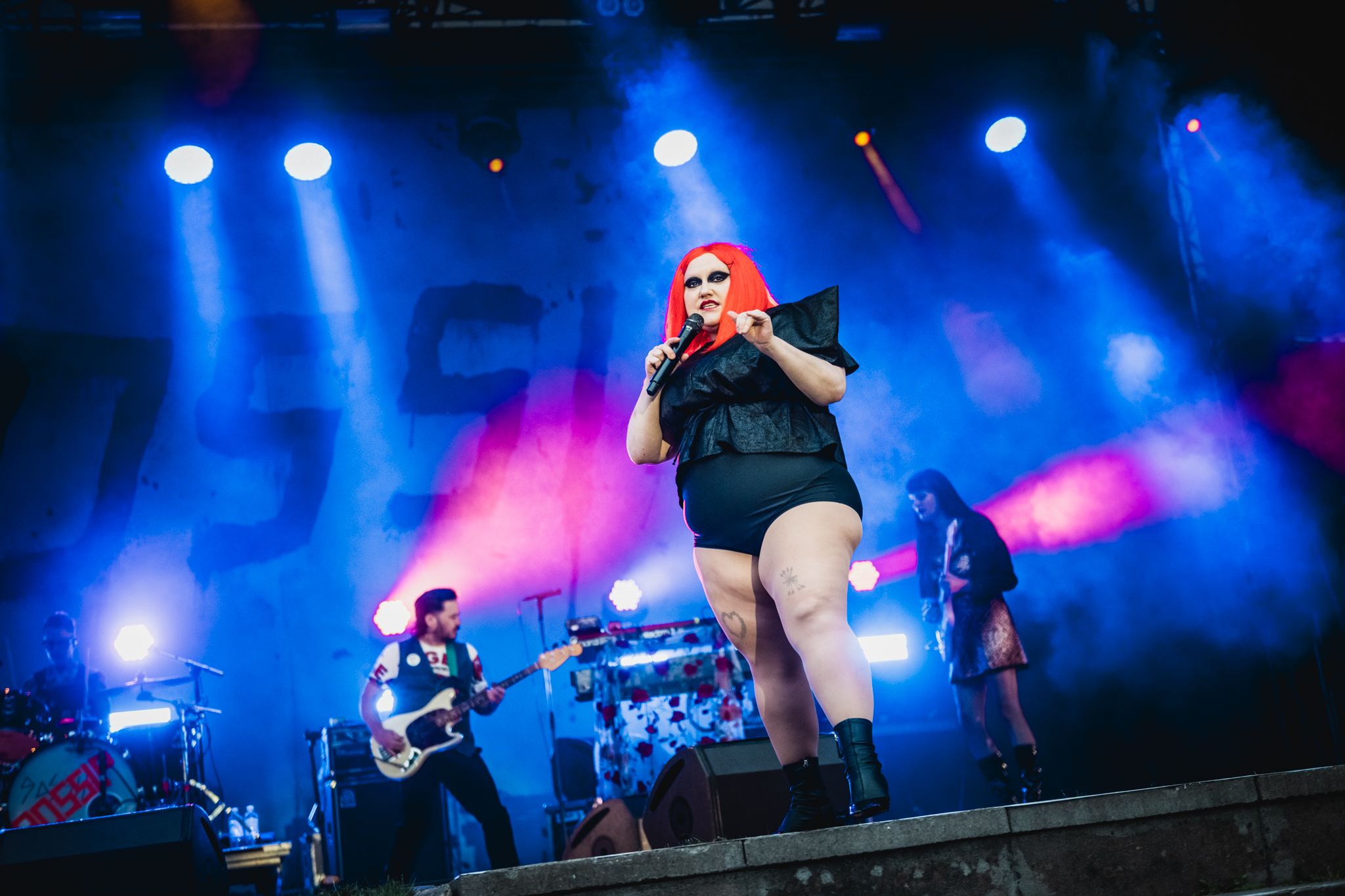 Beth Ditto war mit ihrer Band Gossip im Stadtpark.