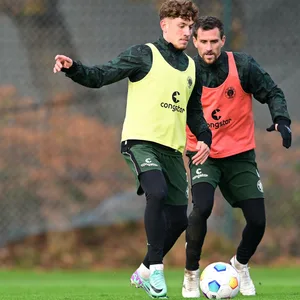 Philipp Treu und Simon Zoller beim Training