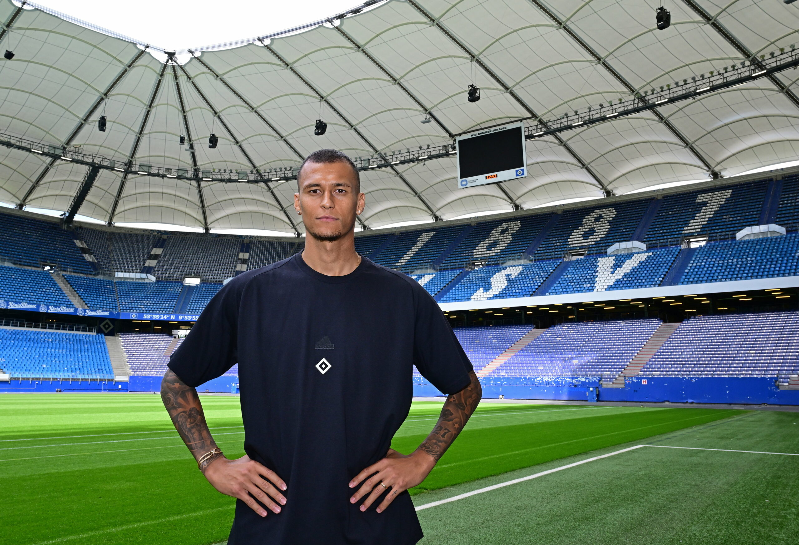 Besonders auf die HSV-Heimspiele im Volksparkstadion freut sich Davie Selke.