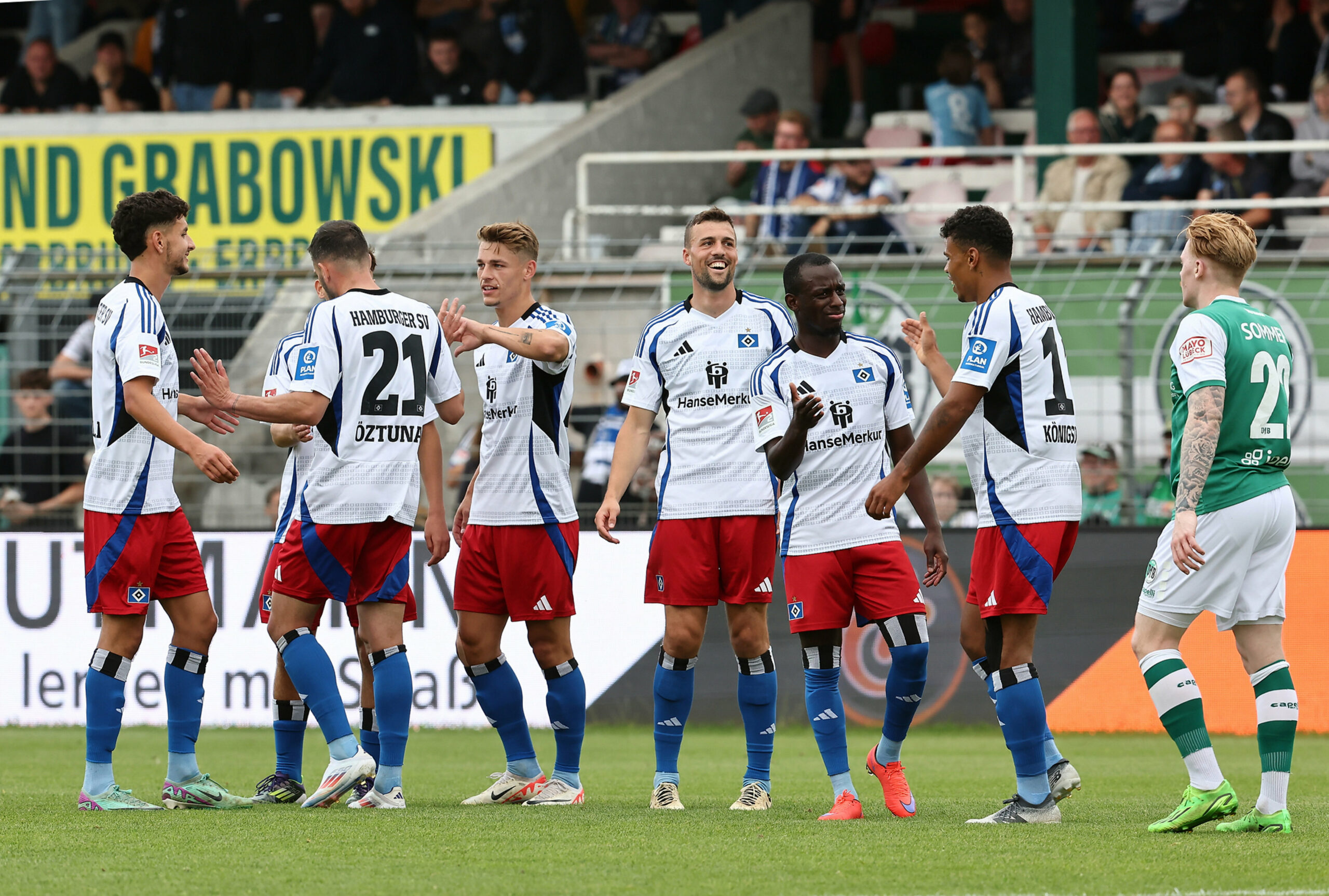 Beim Test in Lübeck holte der HSV den dritten Sieg der diesjährigen Saisonvorbereitung.