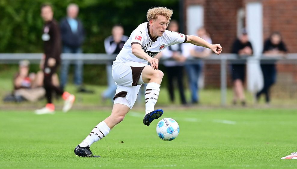 Marwin Schmitz konnte sich beim St. Pauli-Test gegen den Bremer SV gleich 80 Minuten lang beweisen.