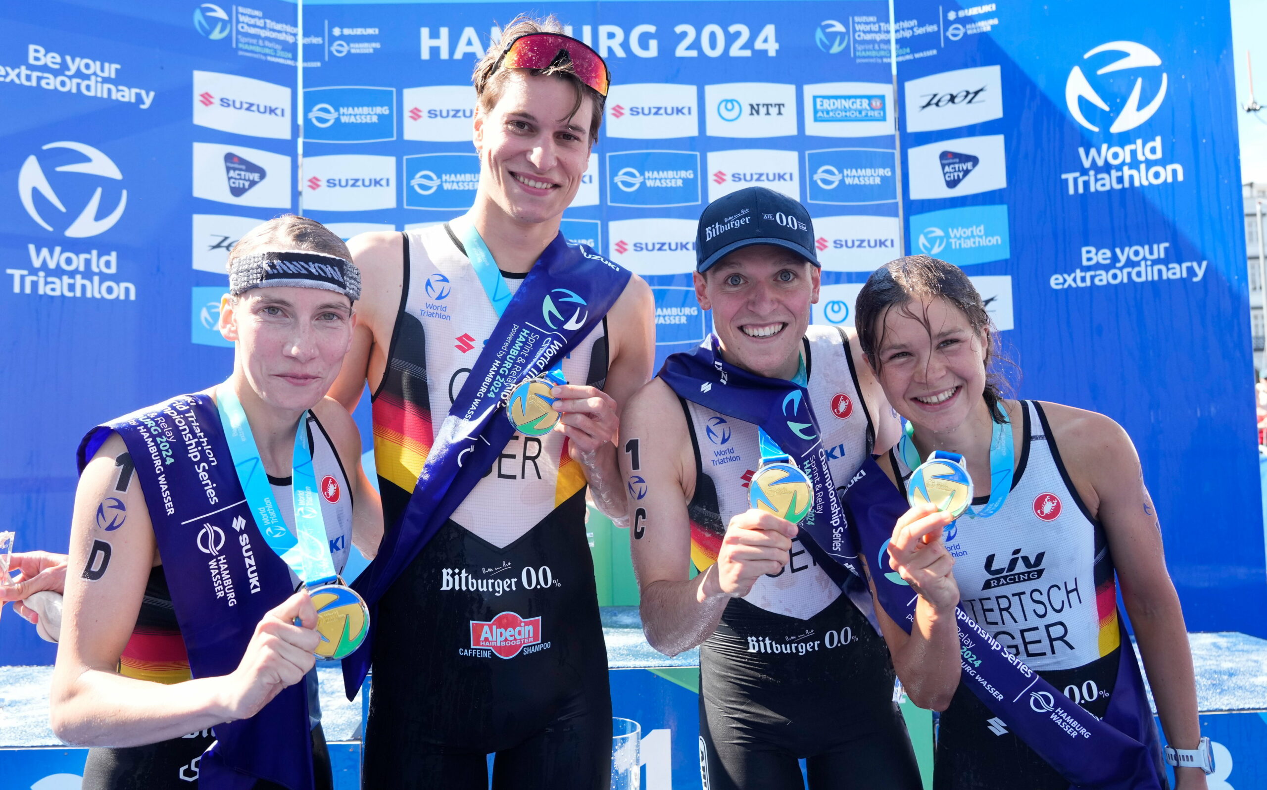 Annika Koch, Henry Graf, Lasse Lührs und Lisa Tertsch