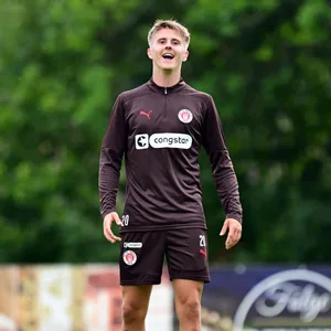 Erik Ahlstrand beim Training in Scheffau
