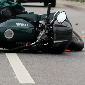Motorradunfall (Symbolbild).