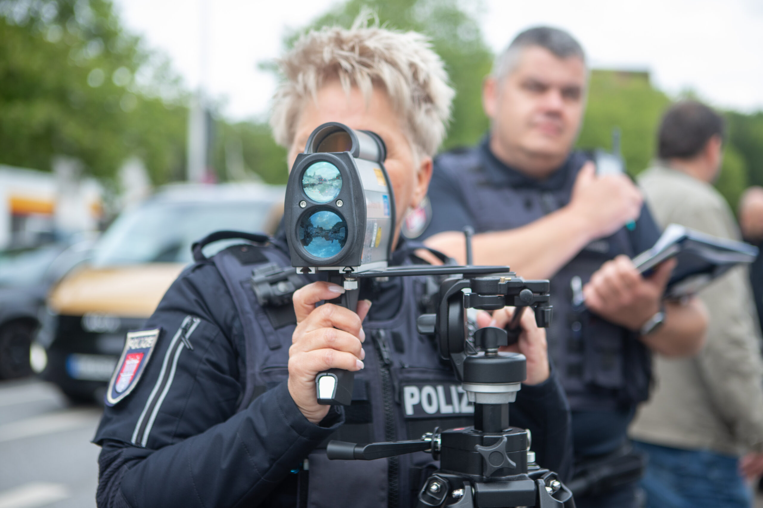 Die Polizei hat diverse Fahrzeuge kontrolliert.