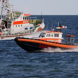 Das Seenotrettungsboot „Hellmuth Manthey