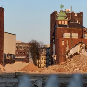 Das Gelände der ehemaligen Holsten-Brauerei in Altona liegt immer noch brach.