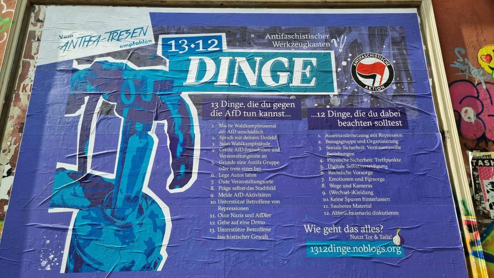 Wirbel um Plakat an der Roten Flora: Jetzt hat die Polizei durchgegriffen