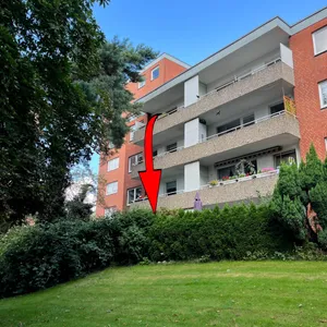 Das Kind fiel vom Balkon dieses Hauses am Engelbrechtweg in Lurup.