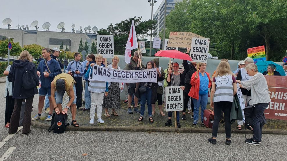 Demo vor dem NDR