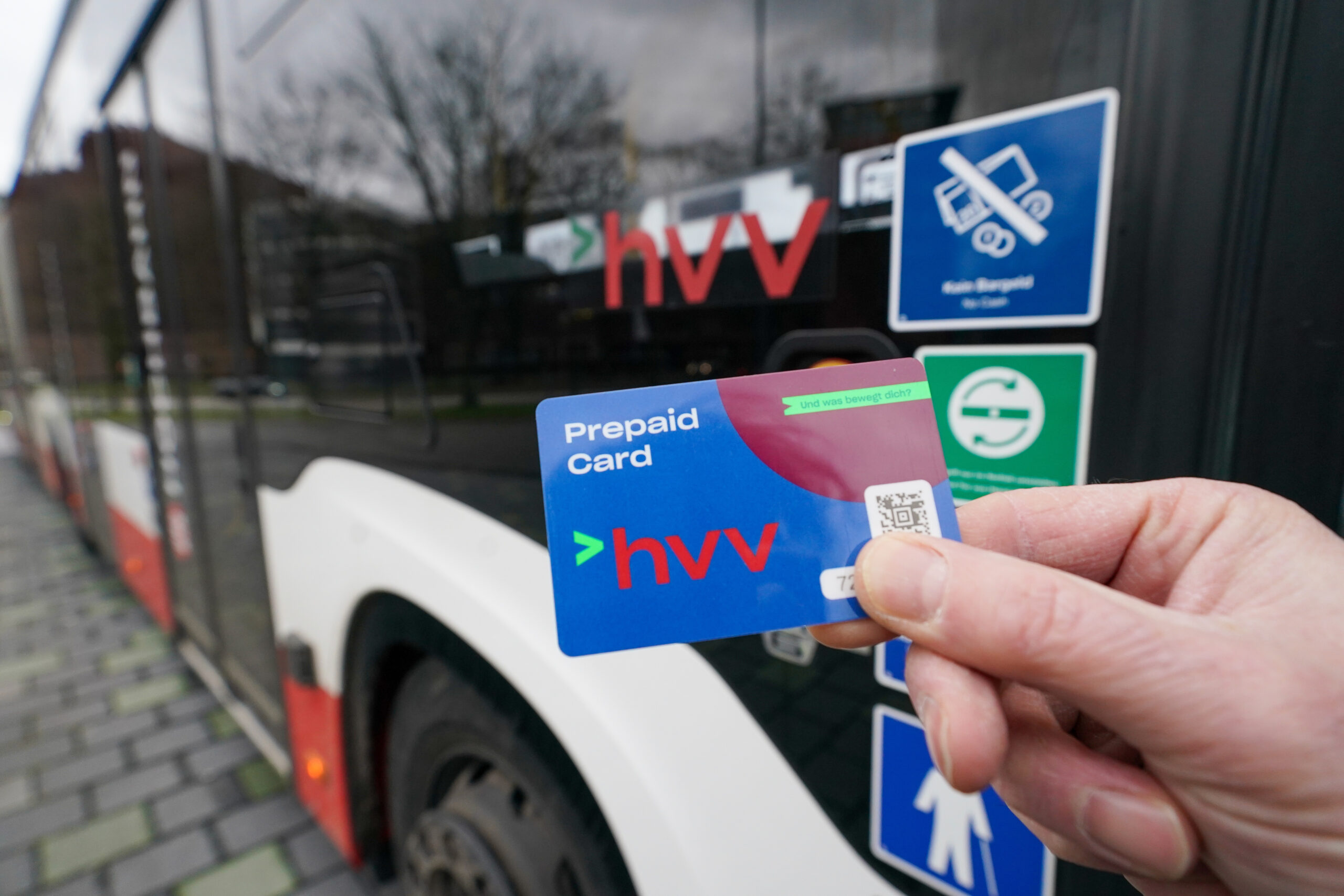 hvv Prepaid Card vor Bus