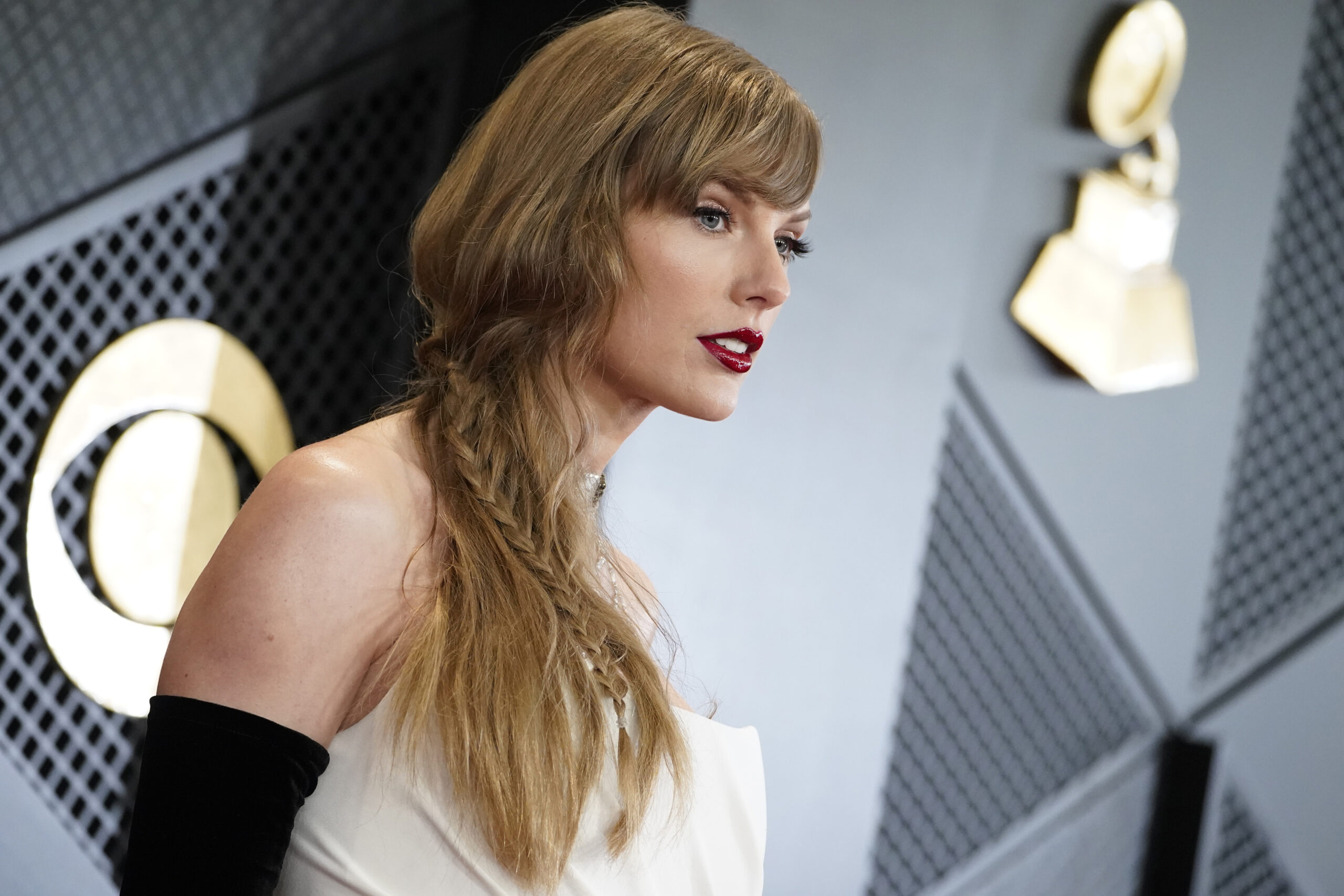 Taylor Swift bei der Verleihung der Grammy-Awards Anfang des Jahres. (Archivbild)