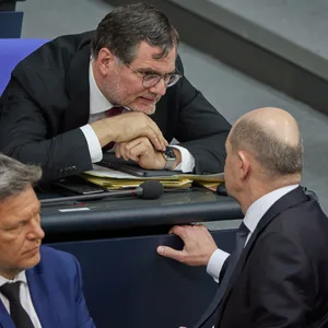Hält sich meistens im Hintergrund, gilt aber als Olaf Scholz' engster Vertrauter: Kanzleramtsminister Wolfgang Schmidt.