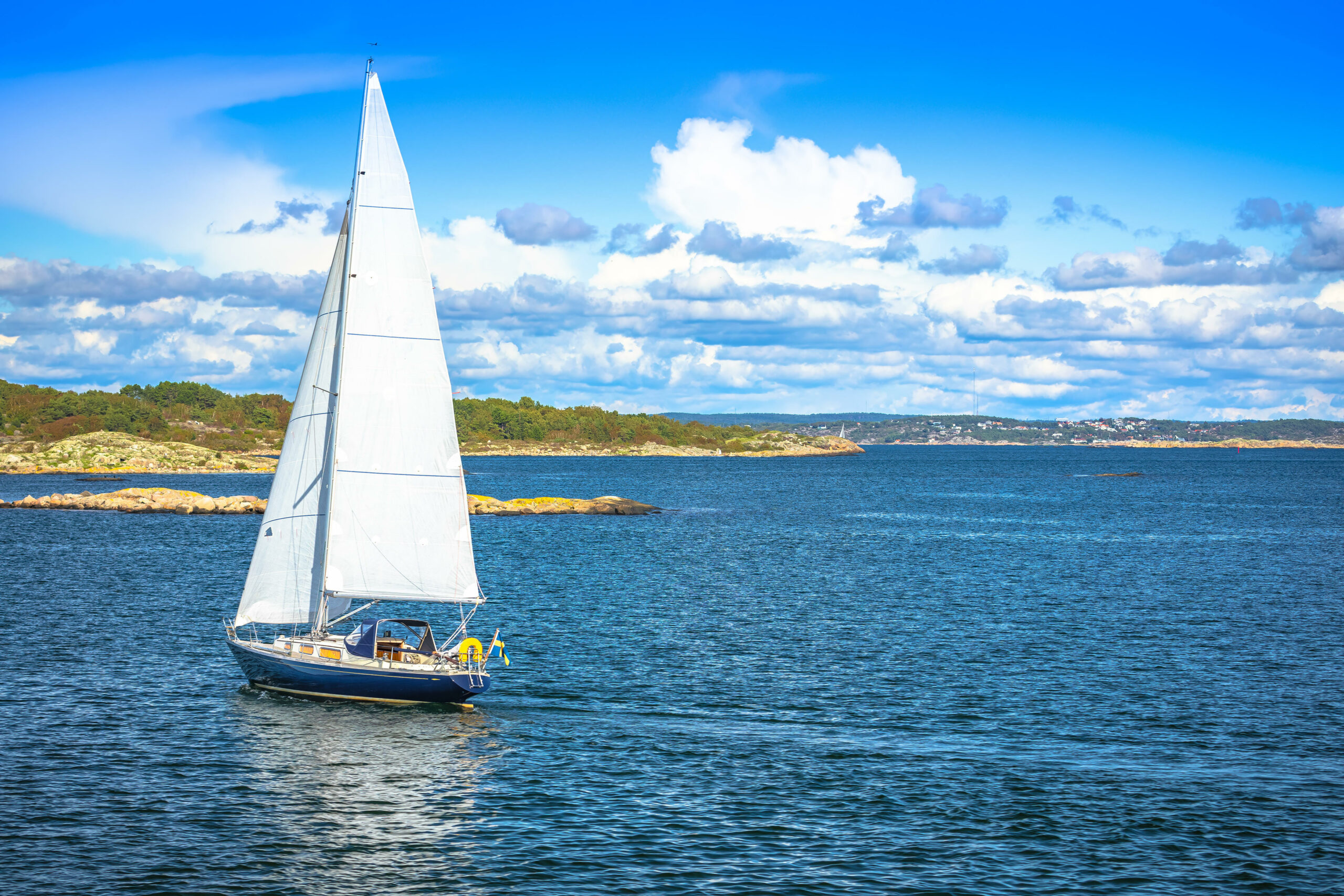 Segelboot in Schweden