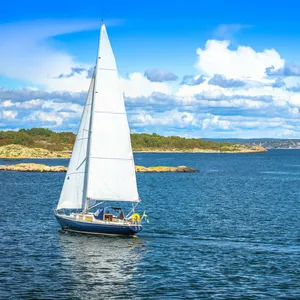 Segelboot in Schweden