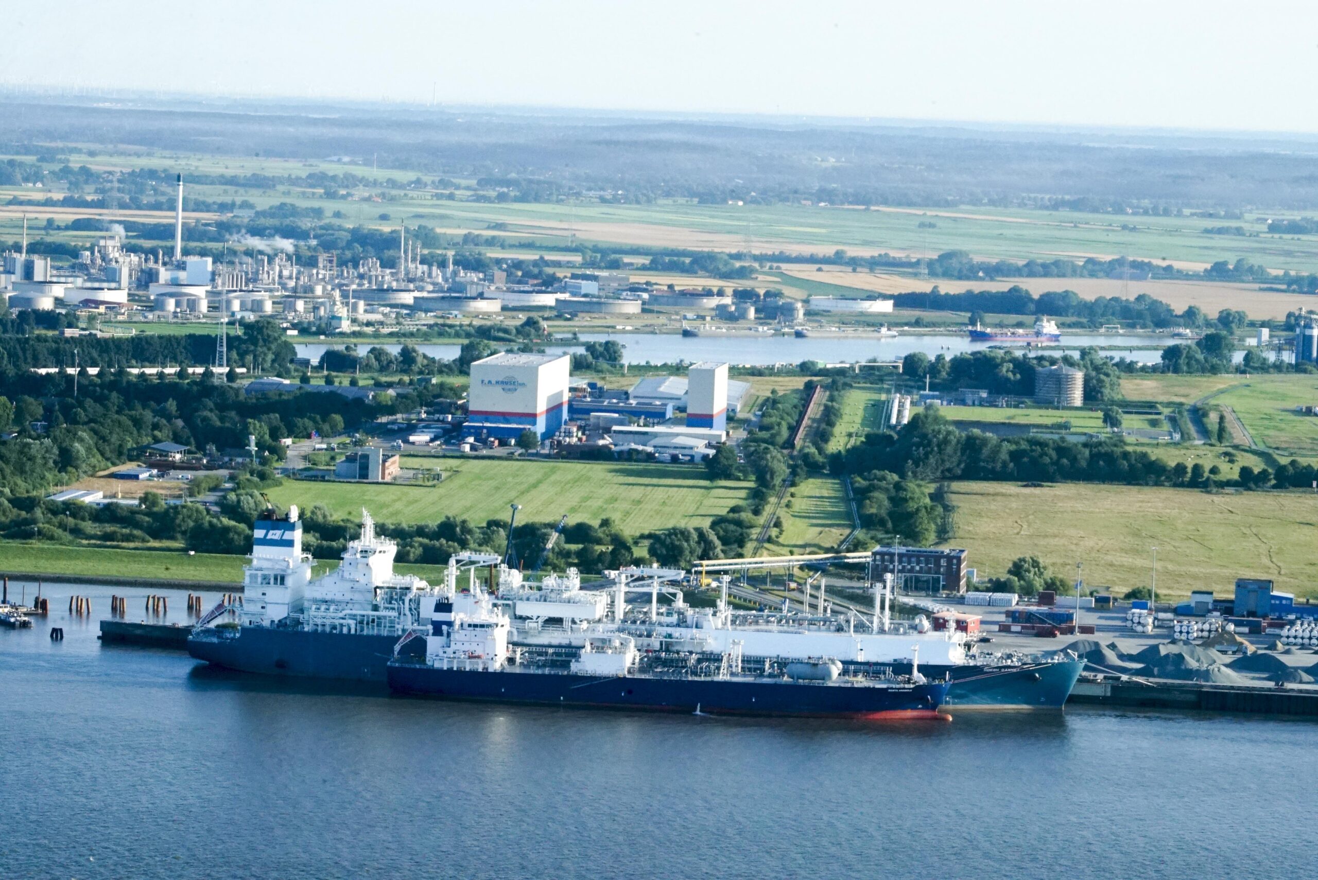 Das LNG-Terminal in Brunsbüttel.