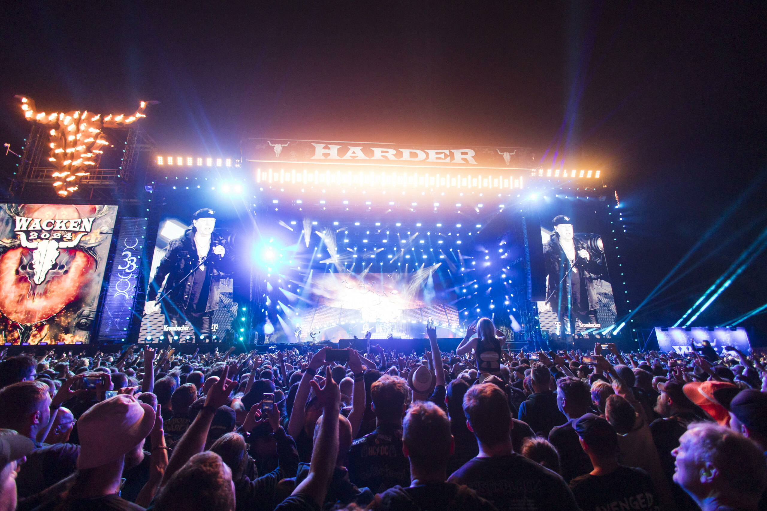 Die Scorpions waren einer der Headliner beim Wacken Open Air 2024.