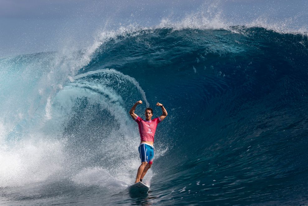 Surfer Kauli Vaast bei den Olympischen Spielen