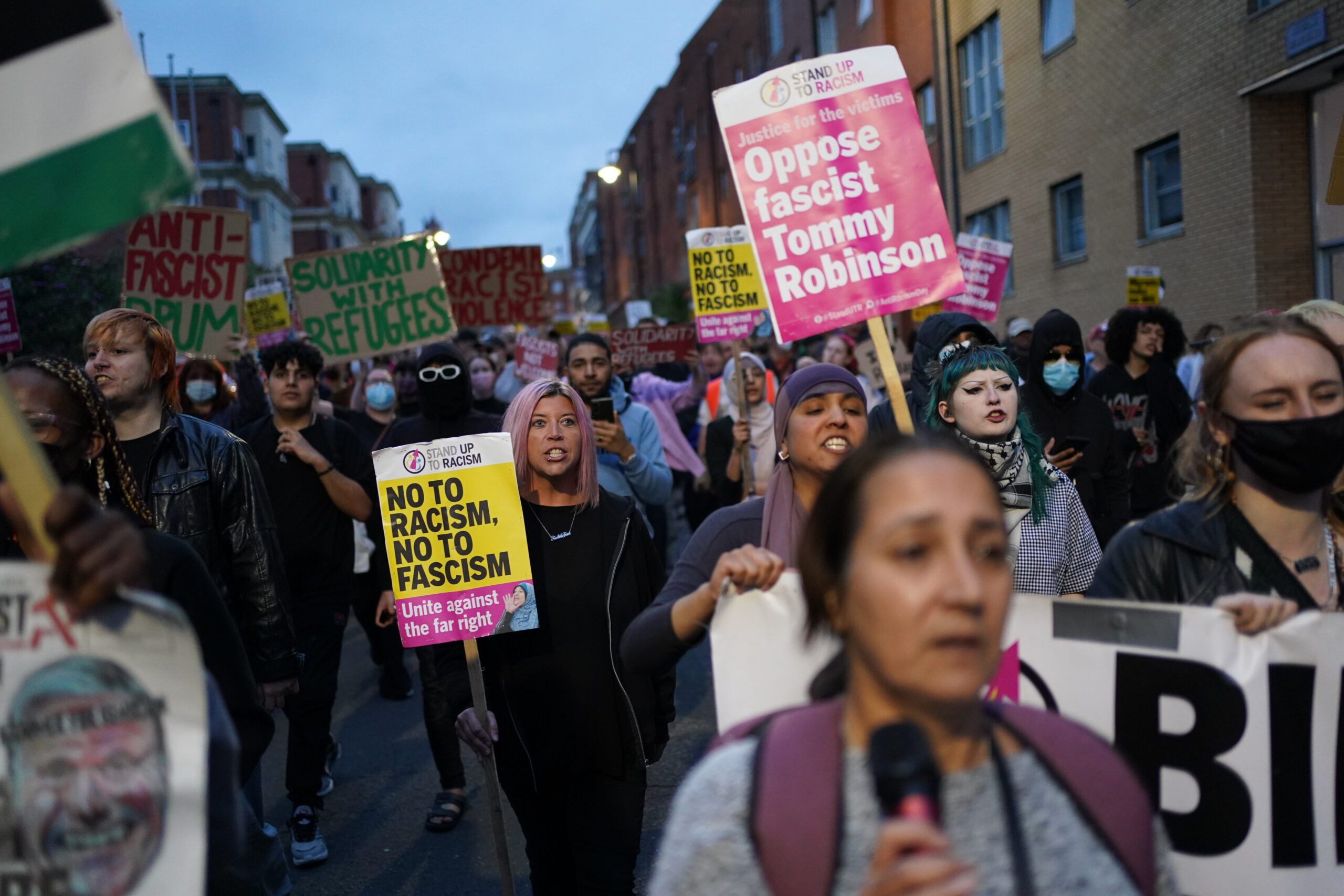 Anti-Rassismus Demos in England