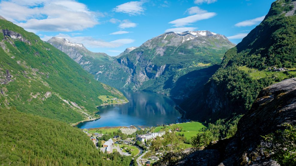 Der Geiranger Fjord, an dem die beiden geheiratet haben.