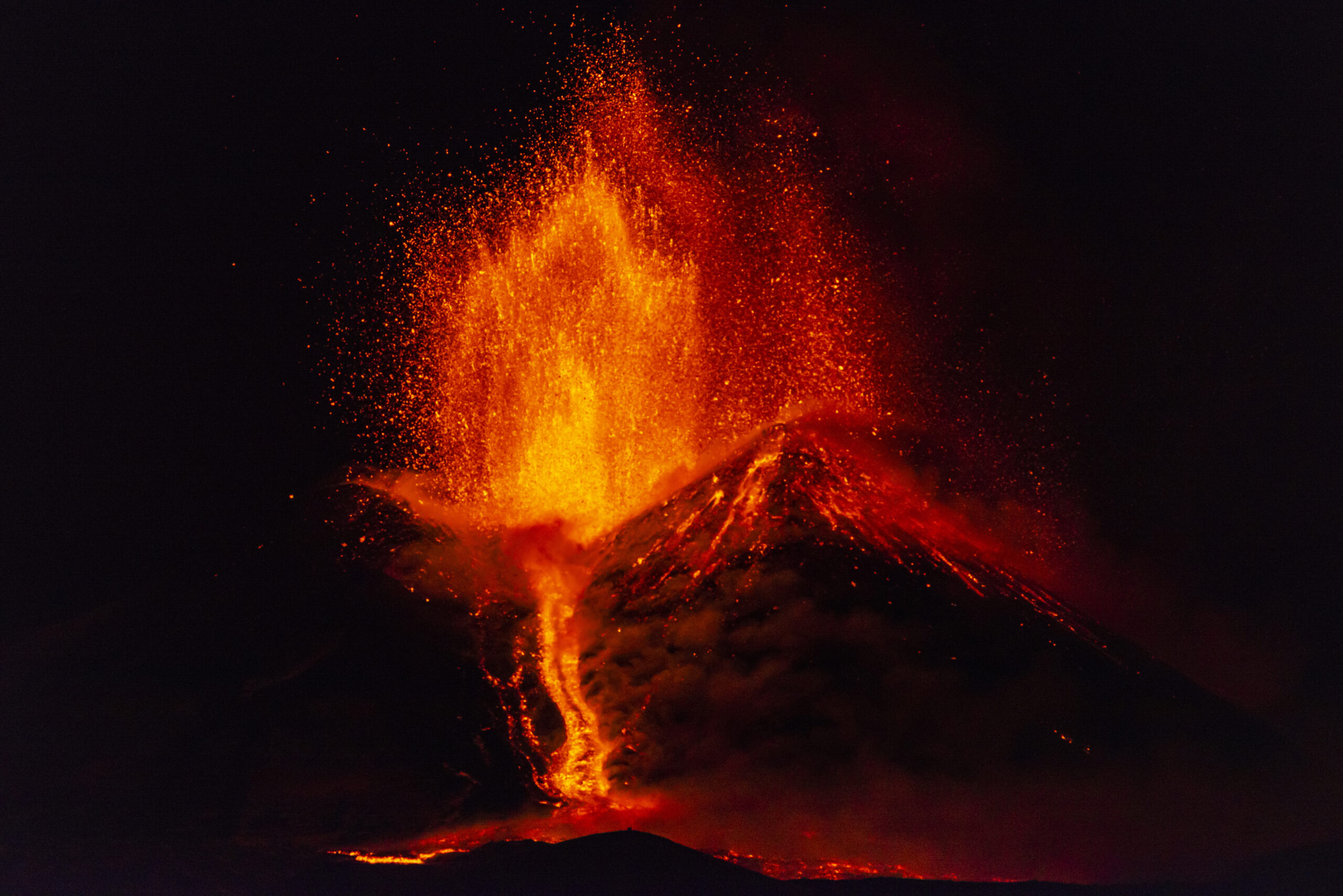 Eruption am Ätna