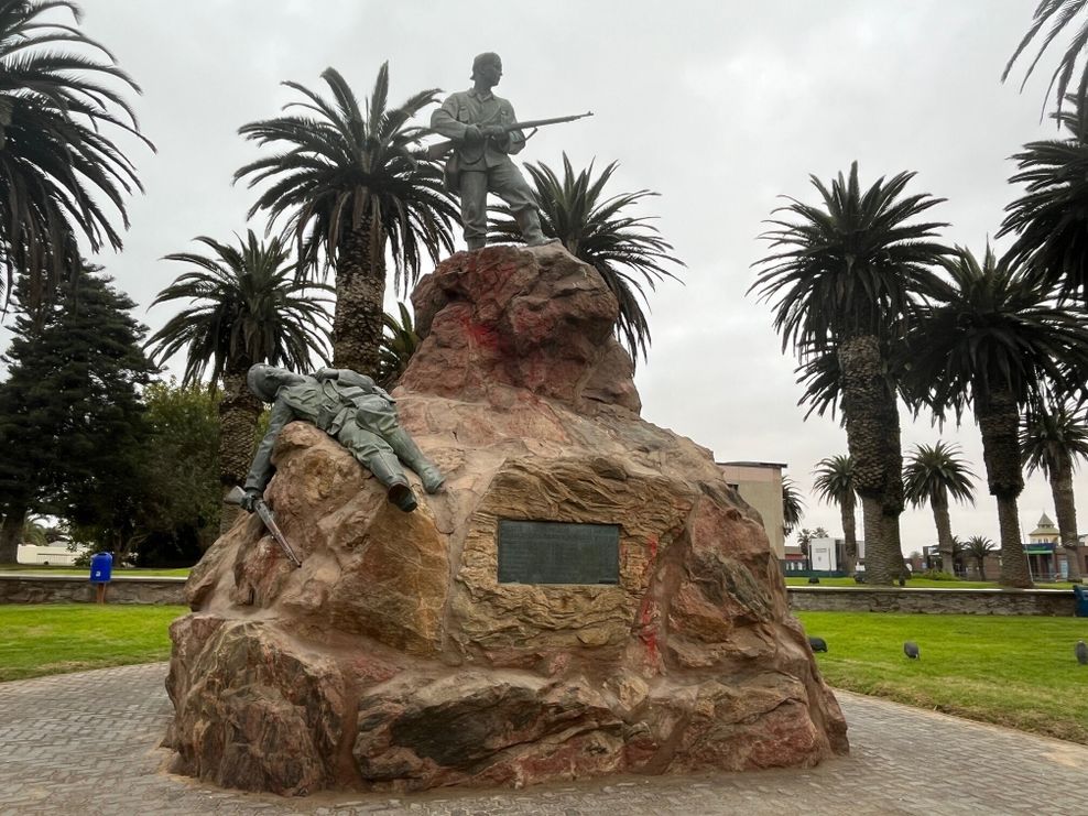 Das Marine-Denkmal in Swakopmund