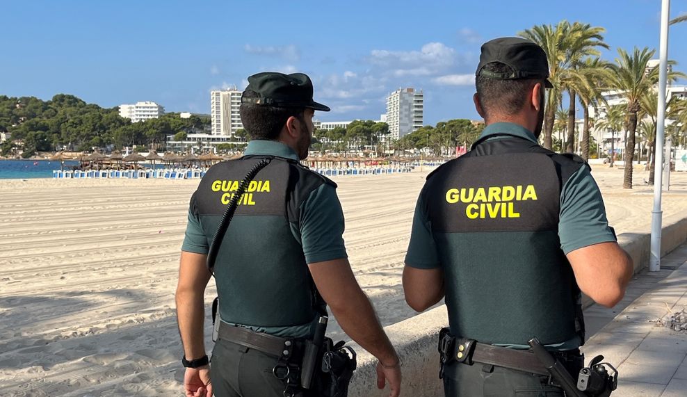 Mitglieder der Guardia Civil im Einsatz auf Mallorca (Symbolbild).