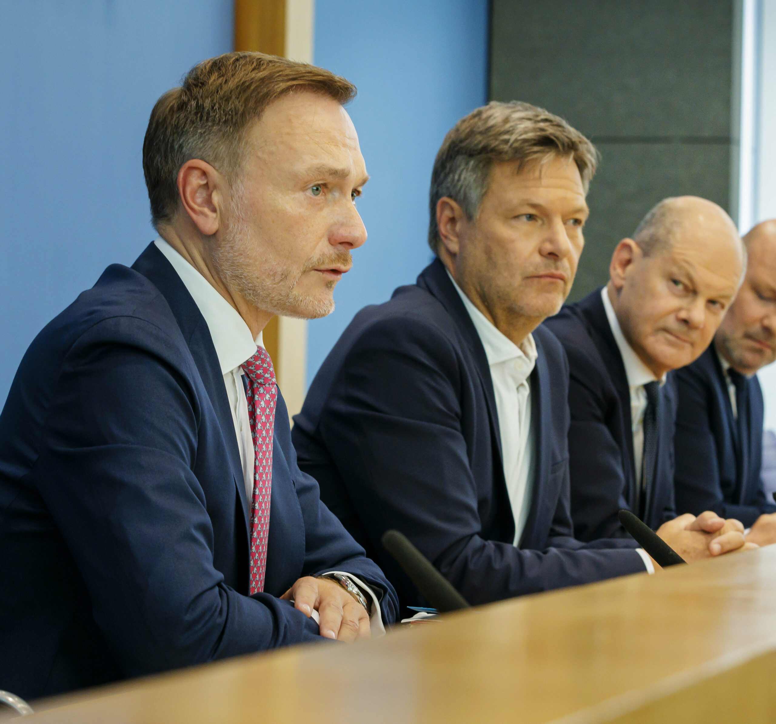 Lindner, Habeck, Scholz