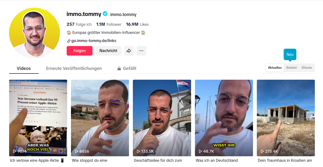 Tomislav Primorac alias „Immo Tommy“ soll seine Kunden mit betrügerischen Angeboten übers Ohr gehauen haben.