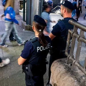 Bundespolizisten am Hamburger Hauptbahnhof (Archivbild).