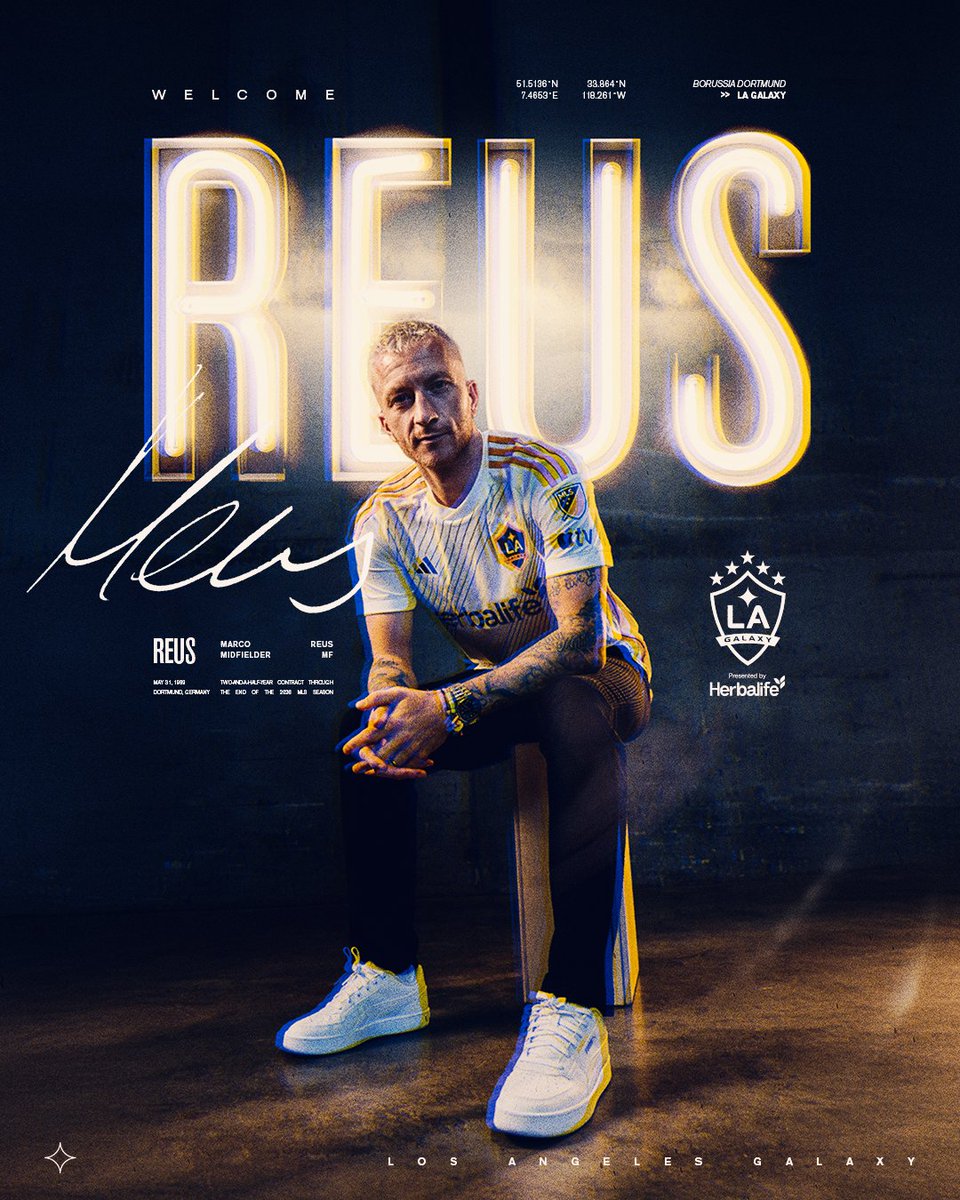 Marco Reus im Triko von Los Angeles Galaxy