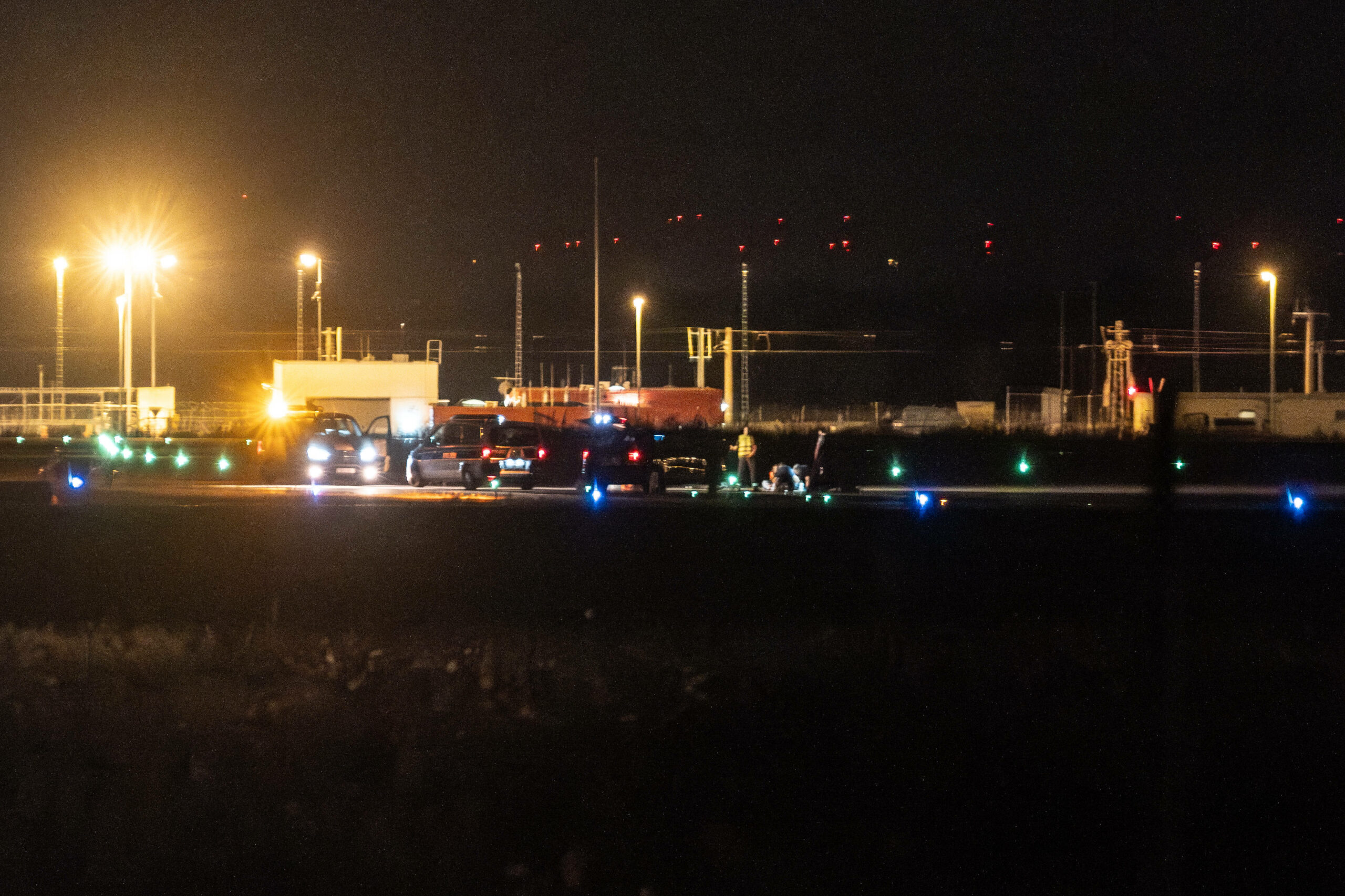 In der Nacht zum Donnerstag blockierten Aktivisten den Flughafen Leipzig/Halle.