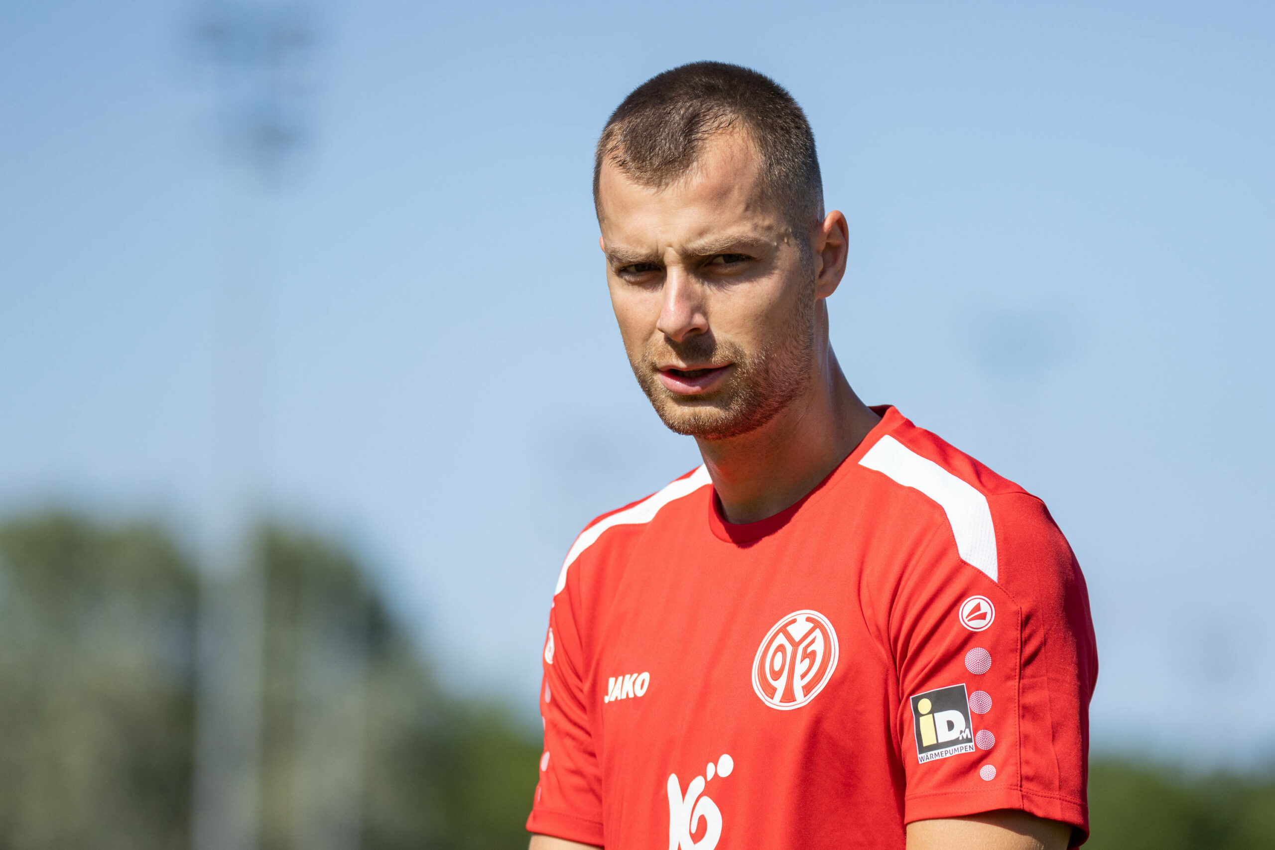 Alexander Hack beim Training von Mainz 05.