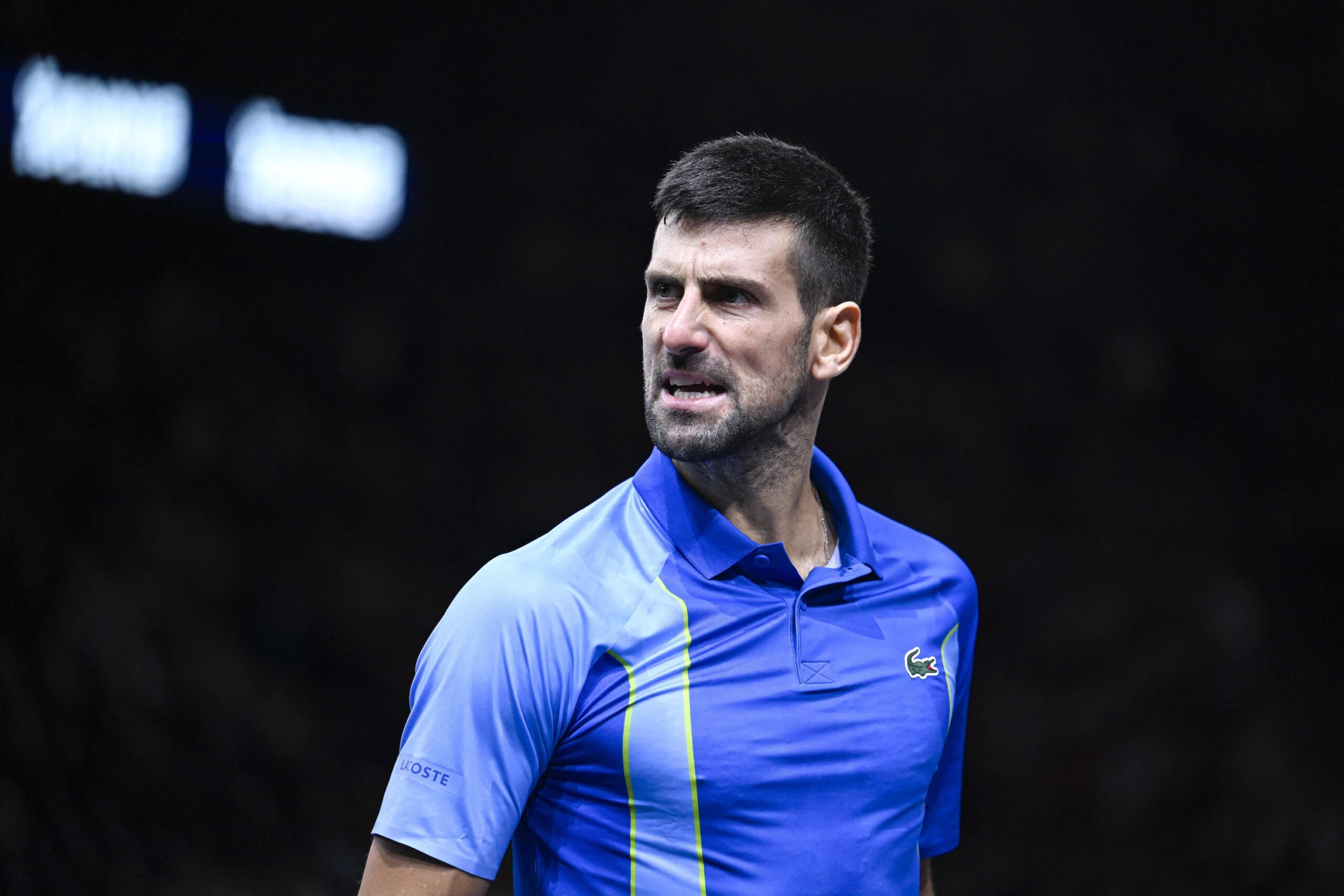 Novak Djokovic ist sauer