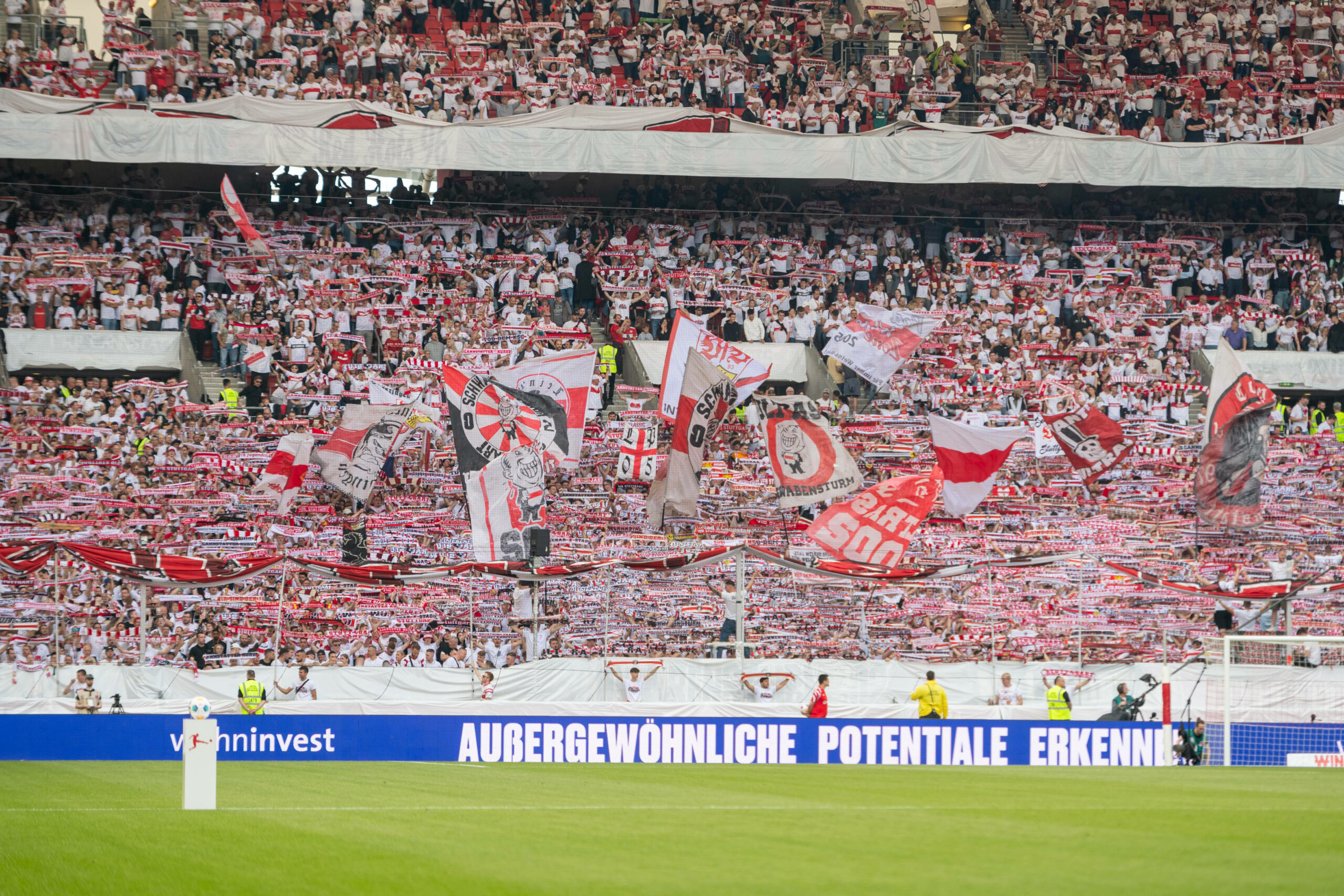 Die Fankurve vom VfB Stuttgart