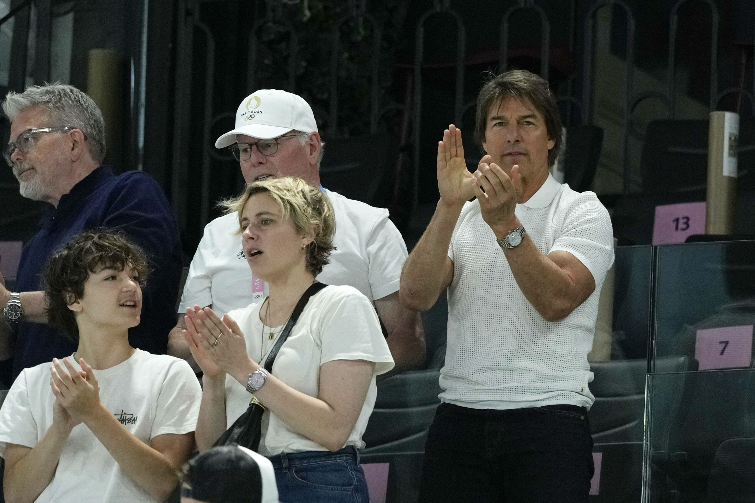 Tom Cruise als Zuschauer bei den Olympischen Spielen