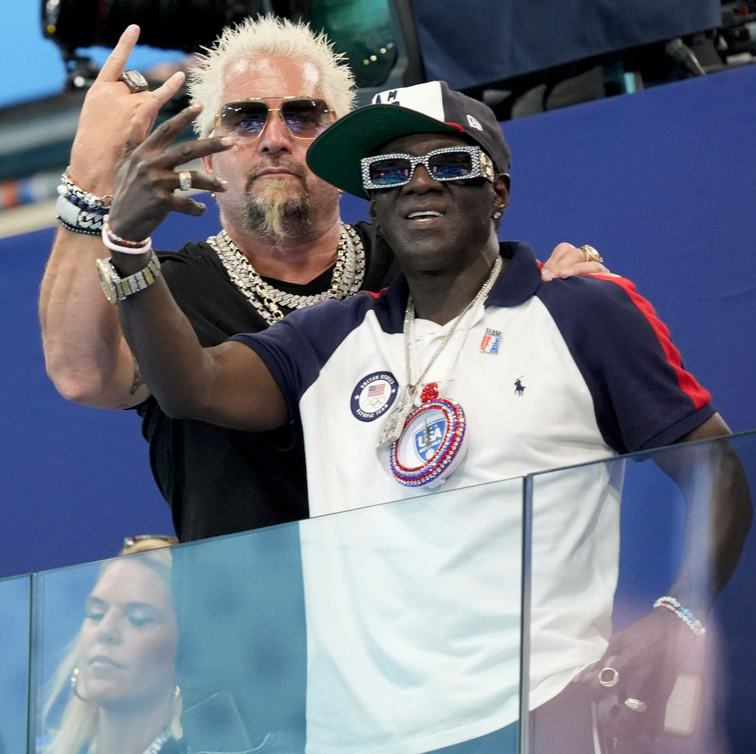 Rapper Flavor Flav bei Olympia in Paris