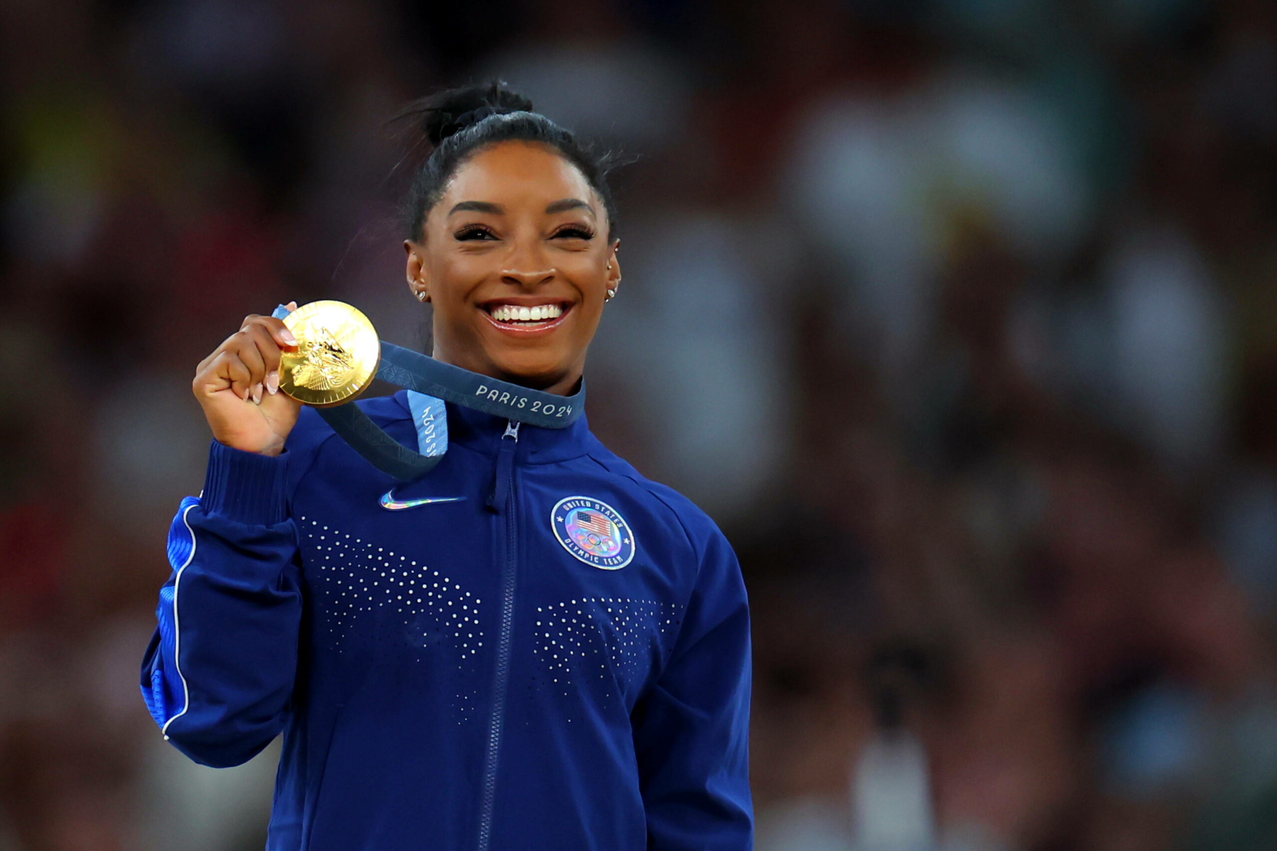 Simone Biles mit Olympia-Goldmedaille