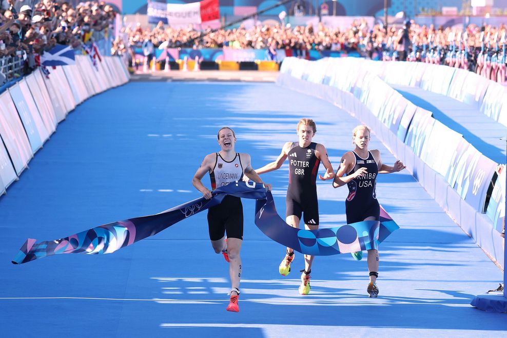 Zieleinlauf von Laura Lindemann