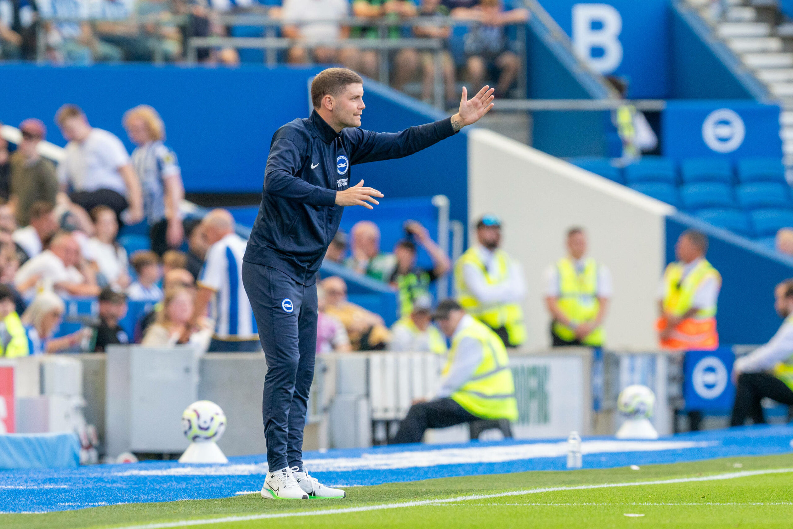 Fabian Hürzeler als Trainer von Brighton & Hove Albion