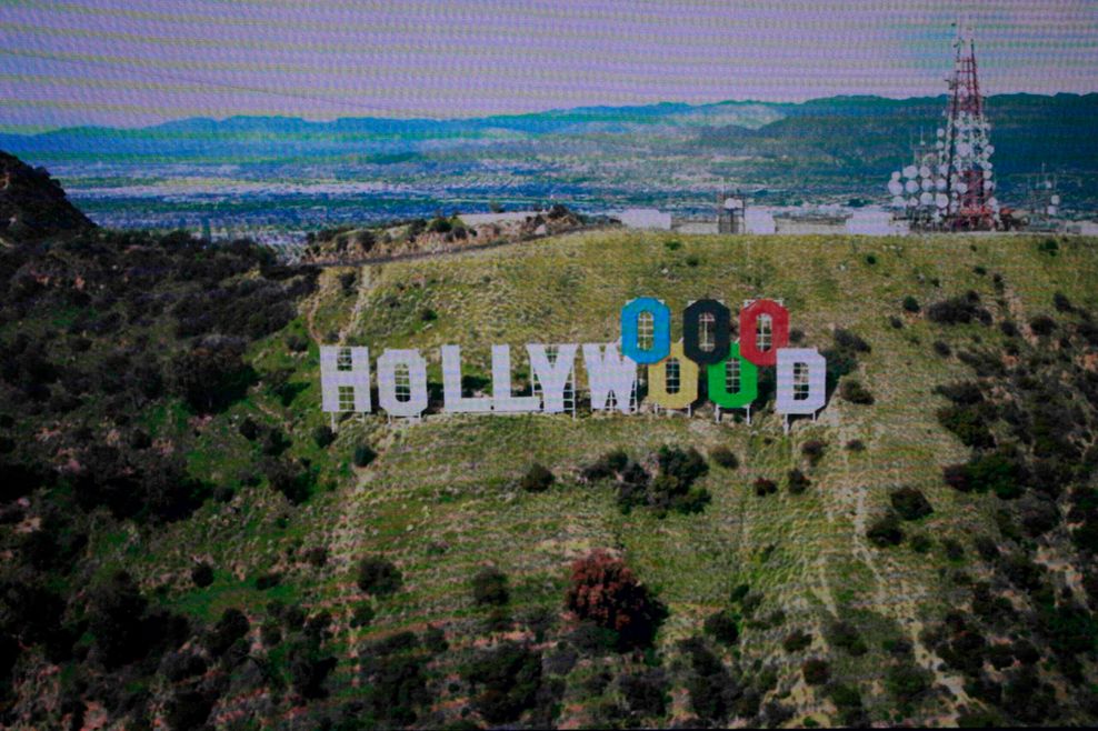 Hollywood-Schriftzug für Olympia 2028 in Los Angeles