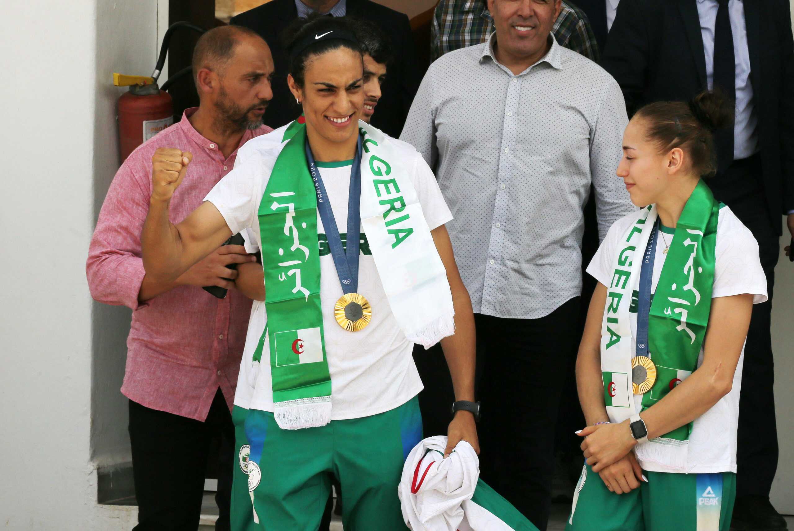 Imane Khelif mit Goldmedaille